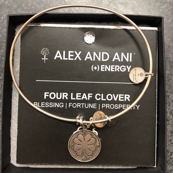 Alex and Ani Four Leaf Clover Bracelet - Picture 1 of 1